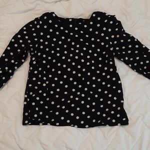Polka dot blouse